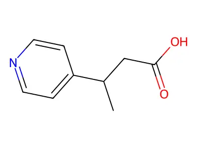 3-(Pyridin-4-yl)butanoic acid structure