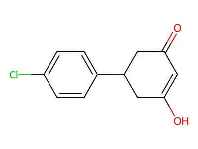 5-(4-Chlorophenyl)-3-hydroxycyclohex-2-en-1-one structure