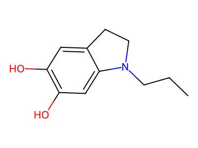 1H-Indole-5,6-diol, 2,3-dihydro-1-propyl- structure