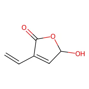 5-Hydroxy-3-vinyl-2(5H)-furanone structure