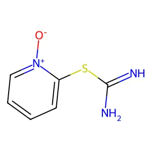 2-Guanylmercaptopyridine 1-oxide structure