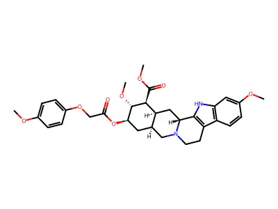 Mefeserpine structure