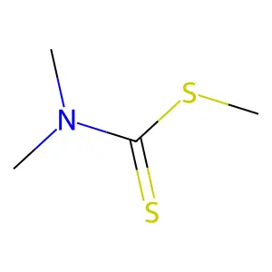 二硫代二甲氨基甲酸甲酯 structure