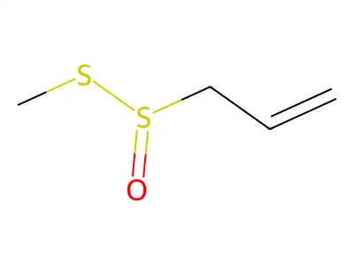S-Methyl 2-propene-1-sulfinothioate structure