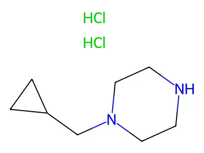 1-(Cyclopropylmethyl)piperazine structure