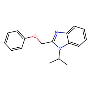 2-(phenoxymethyl)-1-(propan-2-yl)-1H-1,3-benzodiazole structure
