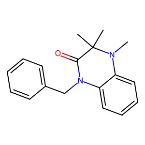 1-Benzyl-3,3,4-trimethylquinoxalin-2-one structure