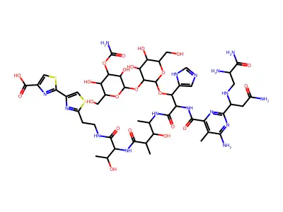 Bleomycinic acid structure