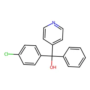 alpha-(4-Chlorophenyl)-alpha-phenyl-4-pyridinemethanol structure