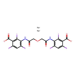 碘乙酰胺二钠 structure