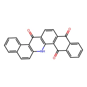 Benzo(a)naphth(2,3-h)acridine-5,8,13(14H)-trione structure