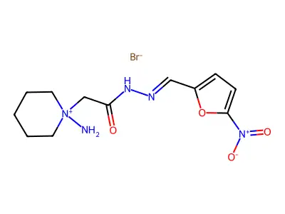 C12H18N5O4.Br structure