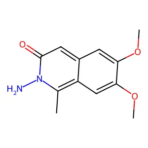 2-Amino-6,7-dimethoxy-1-methyl-isoquinolin-3-one structure