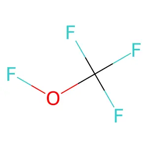 次氟酸三氟甲酯 structure
