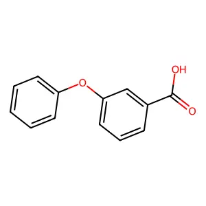 3-苯氧基苯甲酸 structure