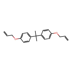 Benzene, 1,1'-(1-methylethylidene)bis(4-(2-propen-1-yloxy)- structure