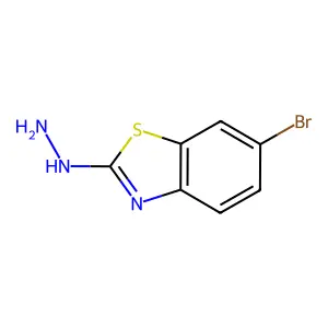 6-Bromo-2-hydrazinyl-1,3-benzothiazole structure