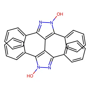 1-Hydroxy-4-(1-hydroxy-3,5-diphenylpyrazol-4-yl)-3,5-diphenylpyrazole structure
