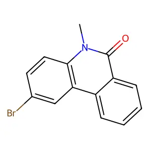 2-Bromo-5-methylphenanthridin-6(5h)-one structure
