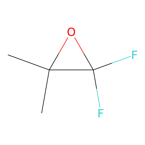 2,2-Difluoro-3,3-dimethyloxirane structure