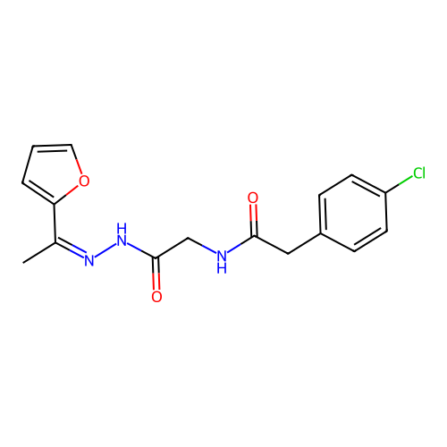 C16H16ClN3O3 structure