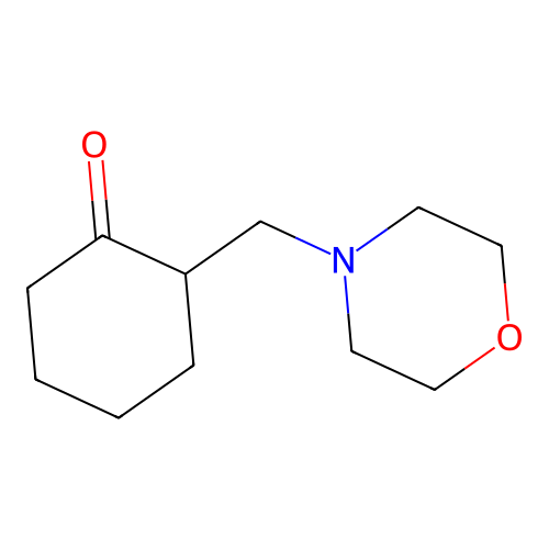 2-(Morpholinomethyl)cyclohexanone structure