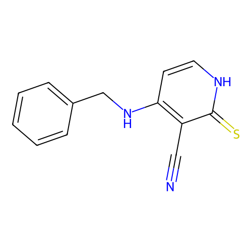 4-(Benzylamino)-2-sulfanylpyridine-3-carbonitrile structure