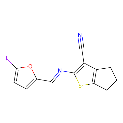 C13H9IN2OS structure