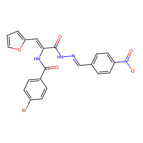 C21H15BrN4O5 structure