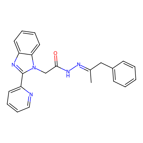 C23H21N5O structure