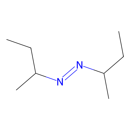 Diazene, bis-(1-methylpropyl) structure