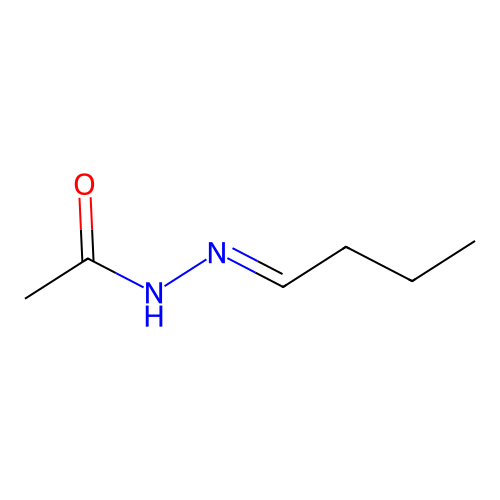 N-(butylideneamino)acetamide structure