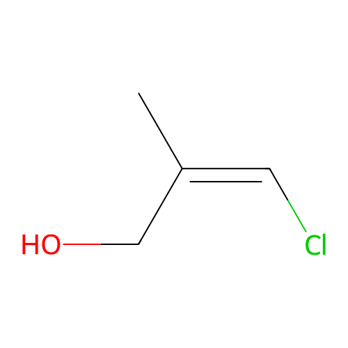 Z-3-Chloro-2-methyl-prop-2-en-1-ol structure