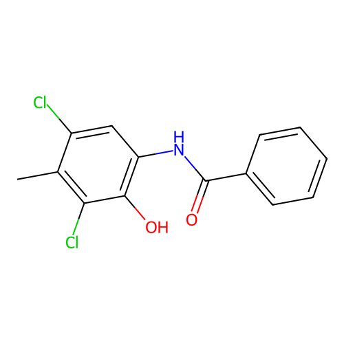 Benzamide,n-(3,5-dichloro-2-hydroxy-4-methylphenyl)- structure