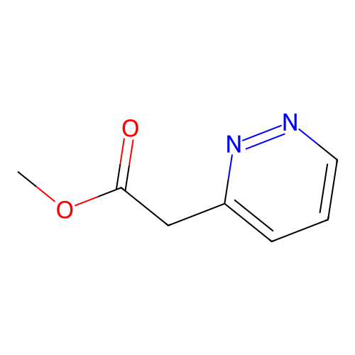 Methyl 2-(pyridazin-3-YL)acetate structure