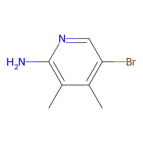 5-Bromo-3,4-dimethylpyridin-2-amine structure