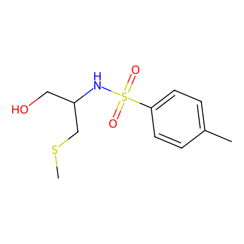 N-(1-Hydroxymethyl-2-methylsulfanyl-ethyl)-4-methyl-benzenesulfonamide structure