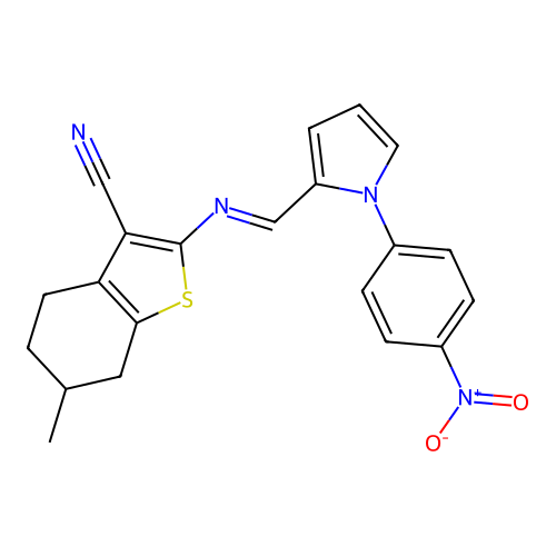 C21H18N4O2S structure