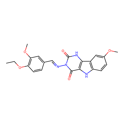 C21H20N4O5 structure