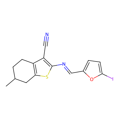 C15H13IN2OS structure