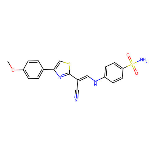 C19H16N4O3S2 structure