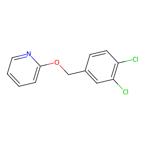 2-((3,4-Dichlorobenzyl)oxy)pyridine structure