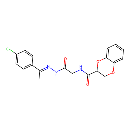 C19H18ClN3O4 structure
