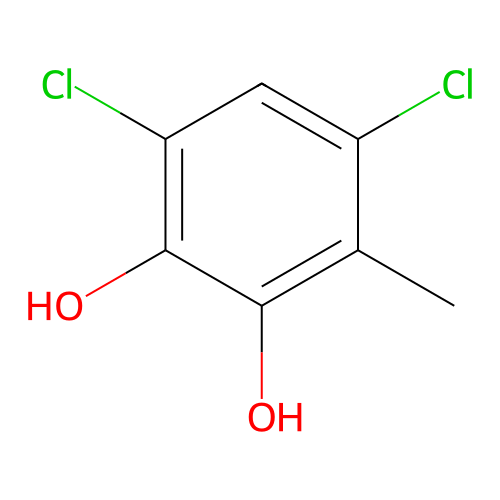 4,6-Dichloro-3-methylcatechol structure