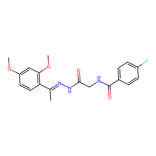 C19H20FN3O4 structure