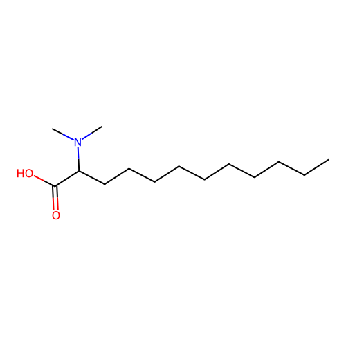 2-(Dimethylamino)dodecanoic acid structure