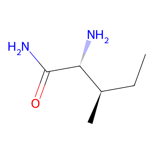 Pentanamide, 2-amino-3-methyl-, [R-(R*,R*)]- structure