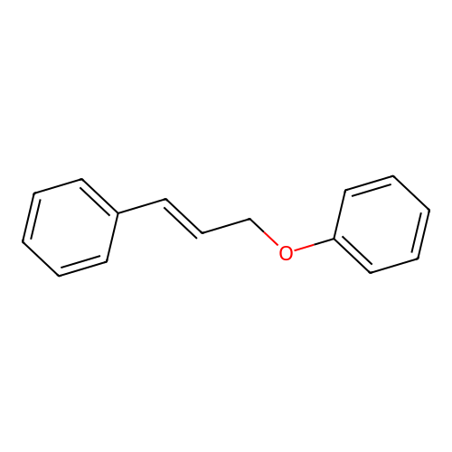 Cinnamyloxybenzene structure