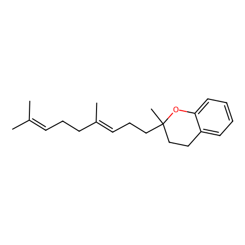 (E)-2-(4,8-dimethylnona-3,7-dien-1-yl)-2-methylchroman structure