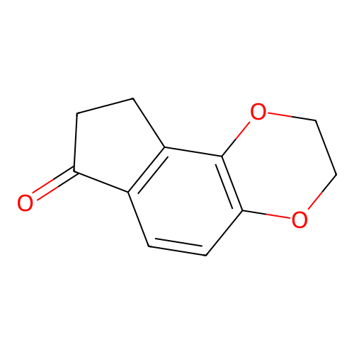 8,9-dihydro-2H-indeno[4,5-b][1,4]dioxin-7(3H)-one structure